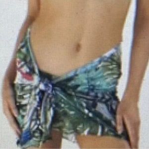 Christian Lacroix Swiminista Sarong Jardin Exochic Print Women’s OS NWT